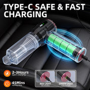 Handheld Vacuum Cleaner Black Rose, 23000Pa Cordless Car & Home