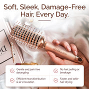 Professional Vented Hair Brush – Detangling Blow Dry Brush for All Hair Types
