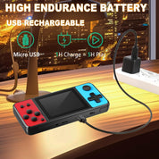 32 Bit Handheld Game Console – 139 Built-in Games, 3.0" IPS Screen, Gift for Kids