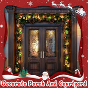 Warm white LED candy cane and tree fairy lights
