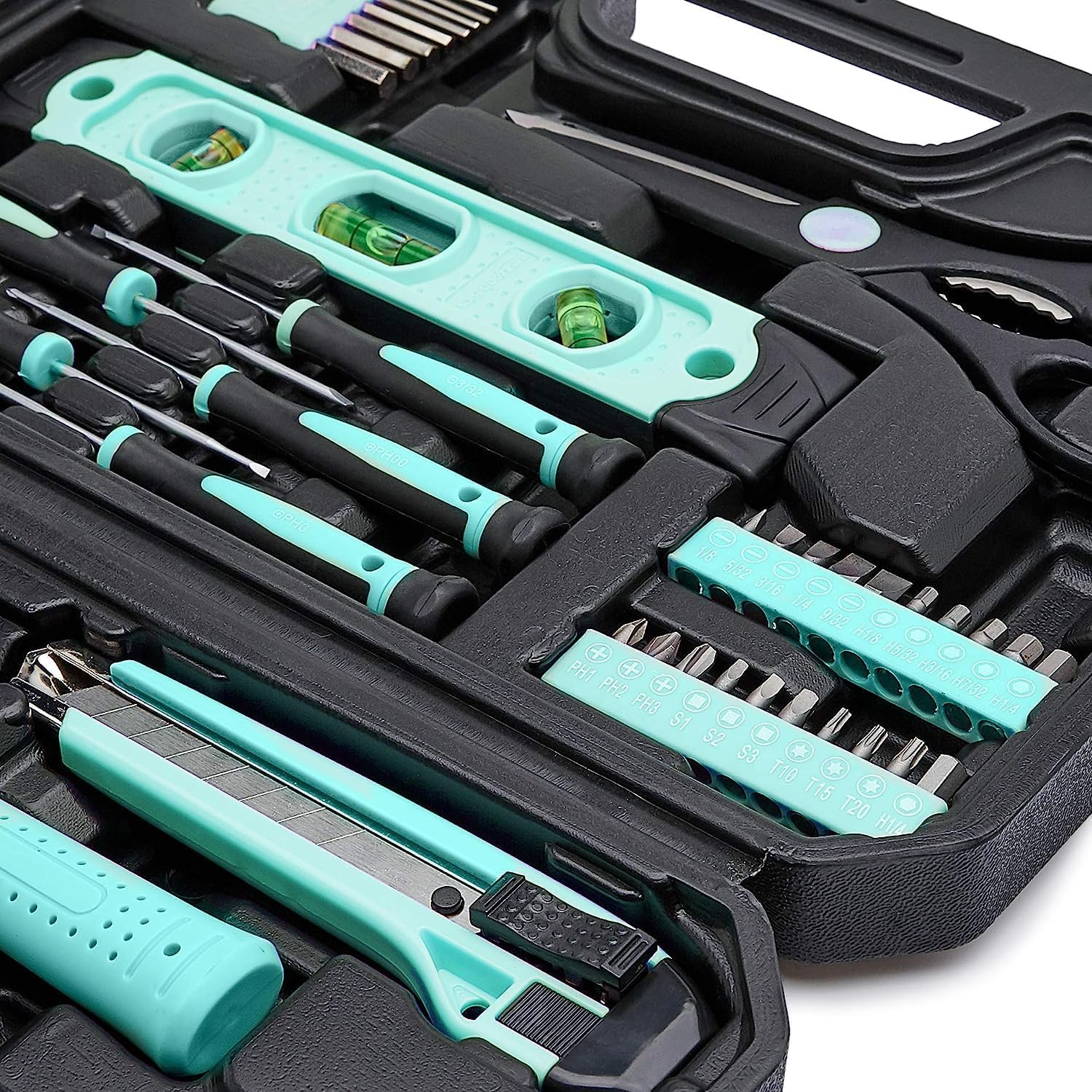 Amazon Basics 142 Piece Household Tool Kit with Case
