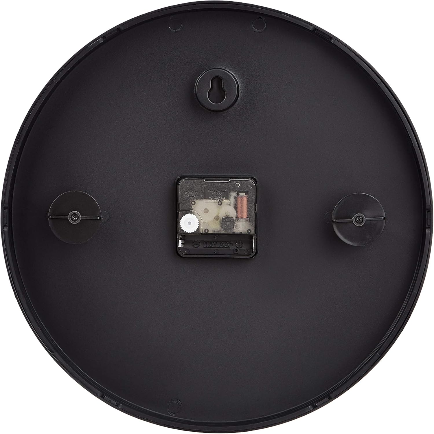 Classic 30cm Silent Wall Clock – Easy Read, Battery Operated, Round Black Design
