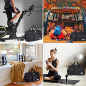 Water-Resistant Sports Gym Duffel Bag with Shoe Compartment – Unisex Travel, Weekend & Hospital