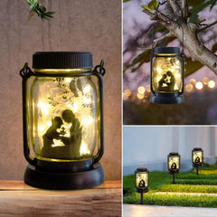 Mason Jar Solar Lights 3-in-1: Outdoor Garden, Fence, Pathway Lights - Ideal Gifts for Mom, Grandma, and Garden Lovers