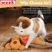 Heartbeat Puppy Toy – Calming Plush Pillow for Dogs & Pets, Anxiety Relief Aid