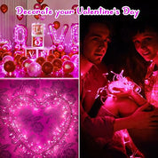 Pink Valentine's Day Fairy Lights