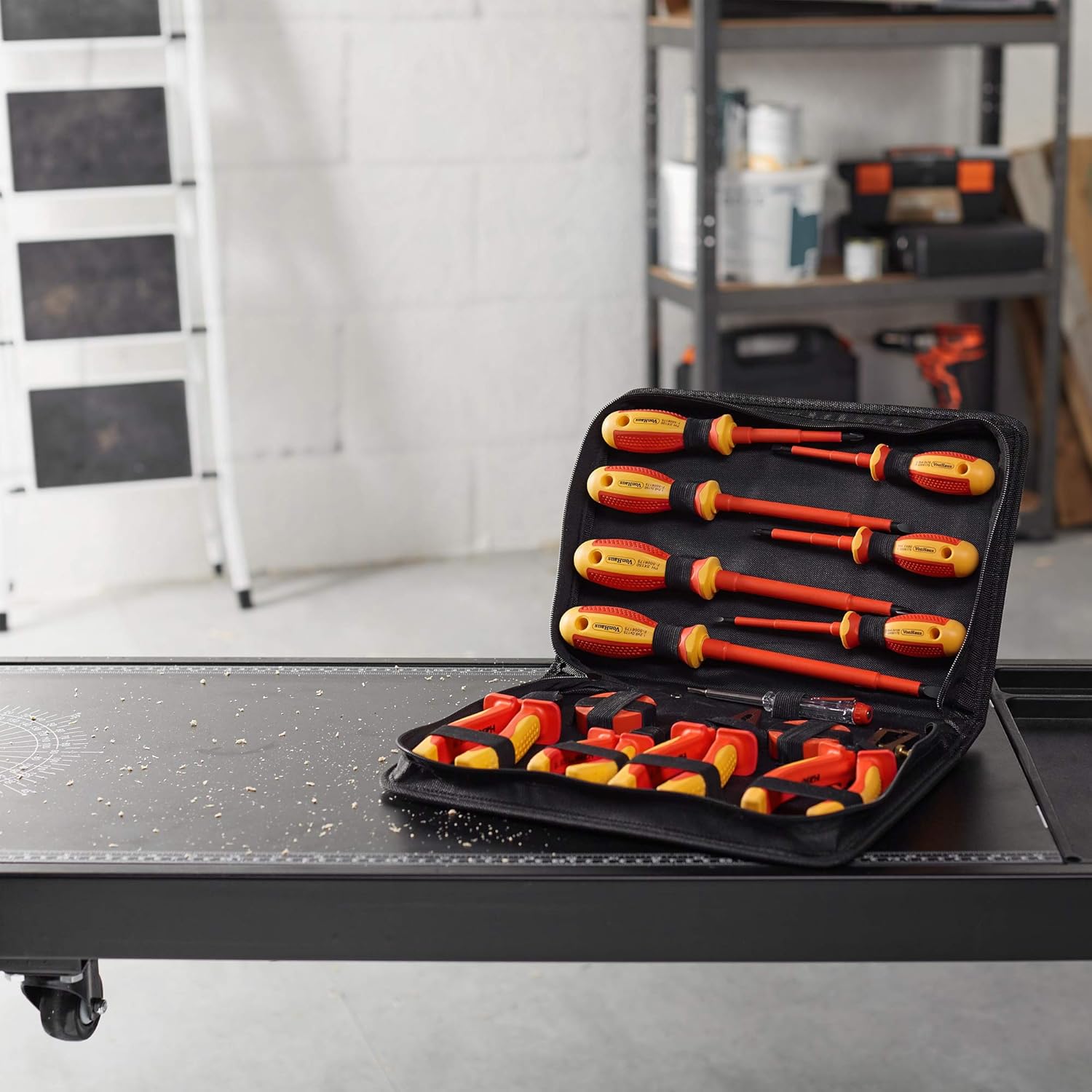 Electrician Insulated Screwdriver and Pliers Tool Set