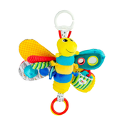 LAMAZE Freddie the Firefly – Clip-On Pram & Stroller Toy, Sensory Baby Toy for Newborns 0–6 Months
