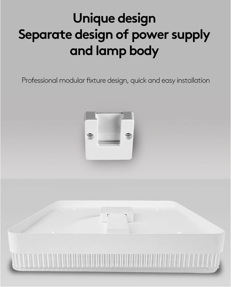 Flush Mount Square Panel Ceiling Light