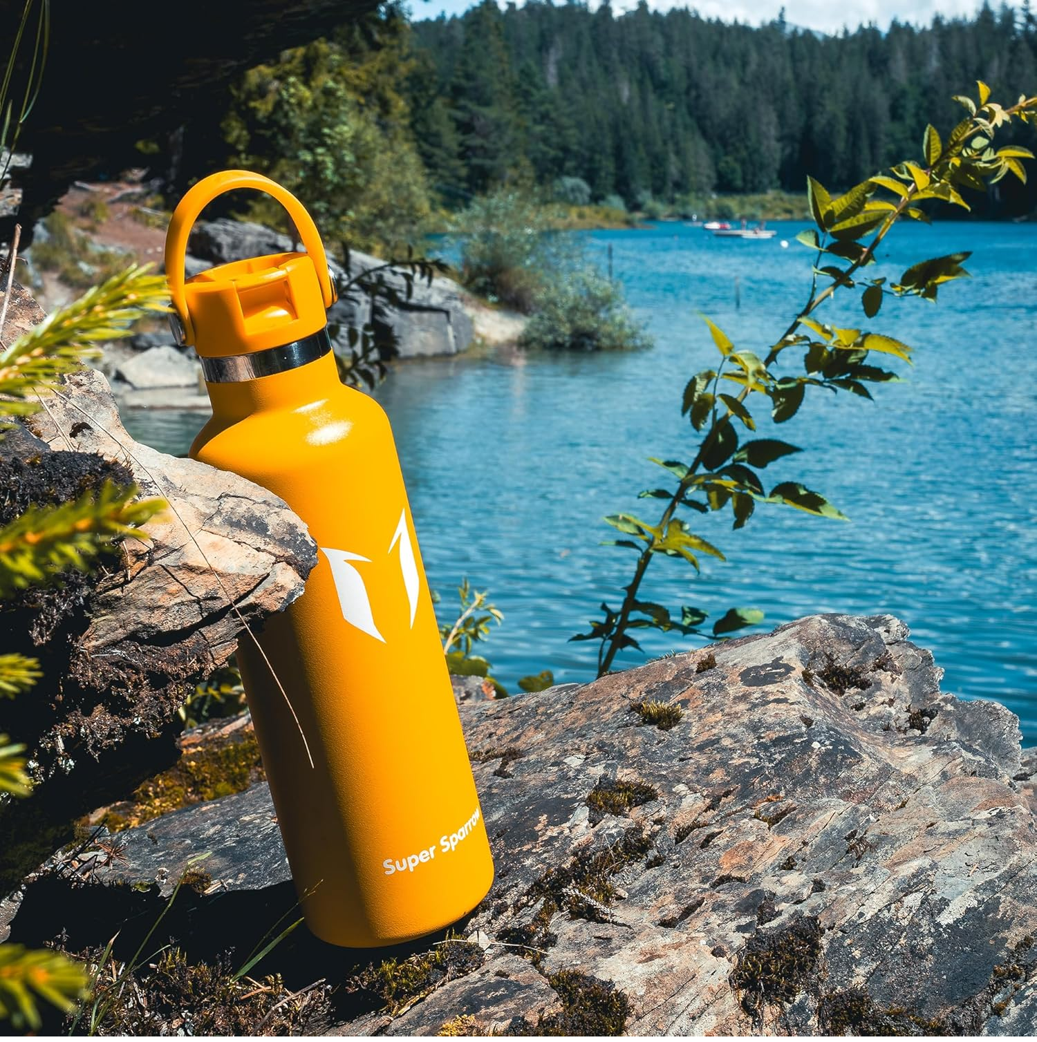 FlipFlow Insulated Stainless Steel Water Bottle – 350ml to 1L, Straw Lid, BPA-Free