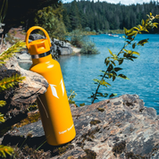 FlipFlow Insulated Stainless Steel Water Bottle – 350ml to 1L, Straw Lid, BPA-Free