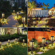 6 Pack Solar Garden Lights – Waterproof Outdoor Pathway Lamps