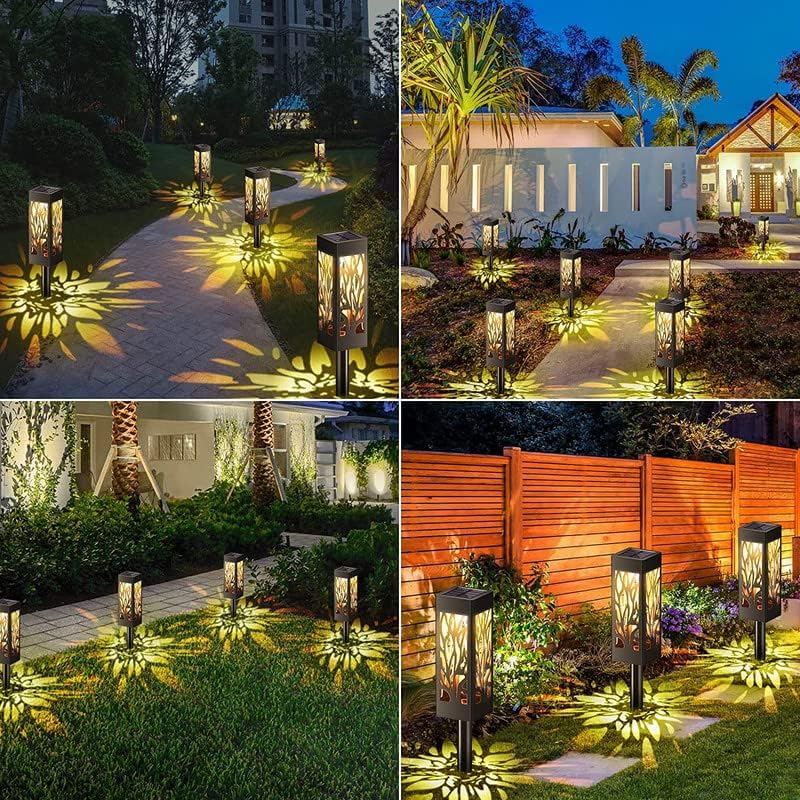6 Pack Solar Garden Lights – Waterproof Outdoor Pathway Lamps