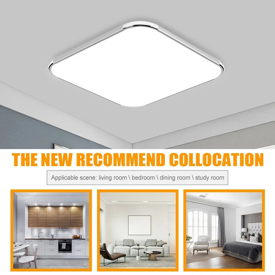 Modern 24W Dimmable LED Ceiling Light with Remote