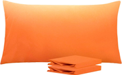 2 Pack Super Soft Brushed Microfiber Pillowcases 50x90cm – Fade & Wrinkle Resistant, Pink
