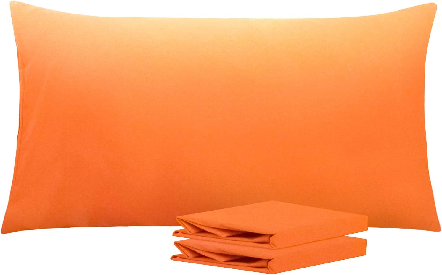 2 Pack Super Soft Brushed Microfiber Pillowcases 50x90cm – Fade & Wrinkle Resistant, Pink