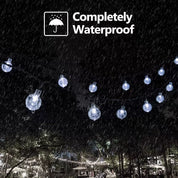 100 LED Solar String Lights – Retro Hanging Fairy Ball Lights for Garden & Outdoor Decor