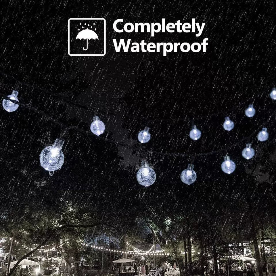 100 LED Solar String Lights – Retro Hanging Fairy Ball Lights for Garden & Outdoor Decor