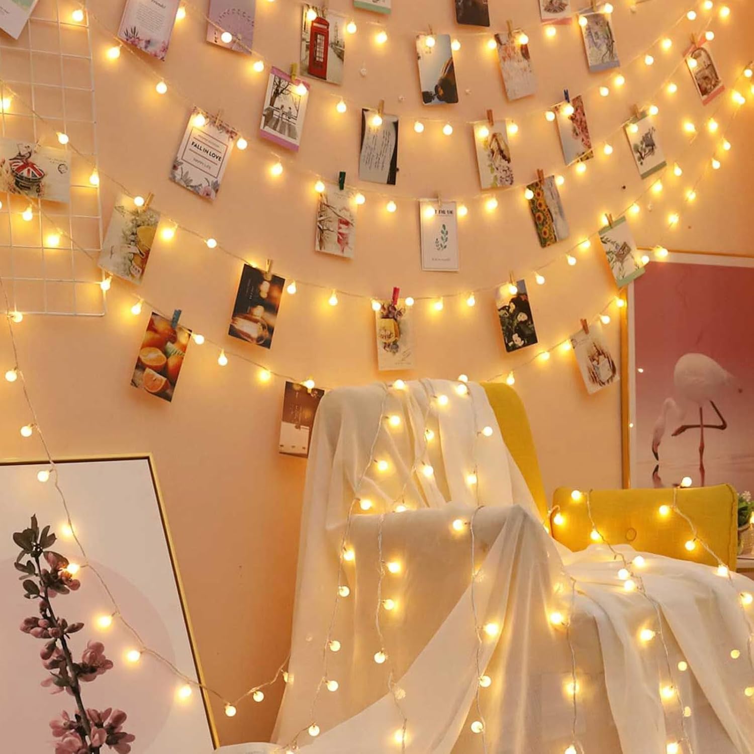 Battery Globe Fairy Lights – 5M 50 Warm LEDs