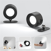 2 Pack Wall Spotlights with 3 Color Modes