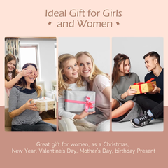 Portable Makeup Organizer Box, Transparent Cosmetic Storage Case for Vanity Table