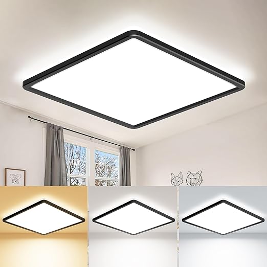 22CM LED Ceiling Light, 18W, 3 CCT Waterproof Flush Mount
