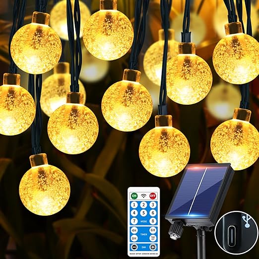 Battery Globe Fairy Lights with Remote, 100 LEDs, 10M