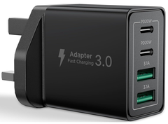 Fast USB-C Charger Plug – Dual Port PD Power Adapter for iPhone & Android Devices