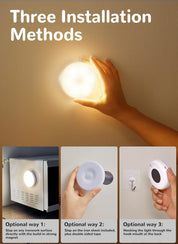 Rechargeable Motion Sensor LED Puck Lights – 6 Pack