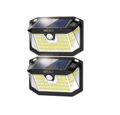 188 LED Solar Motion Sensor Security Light, Outdoor Waterproof Wall Light for Garden, Yard, and Garage