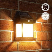 Solar Motion Sensor Wall Light for Outdoors