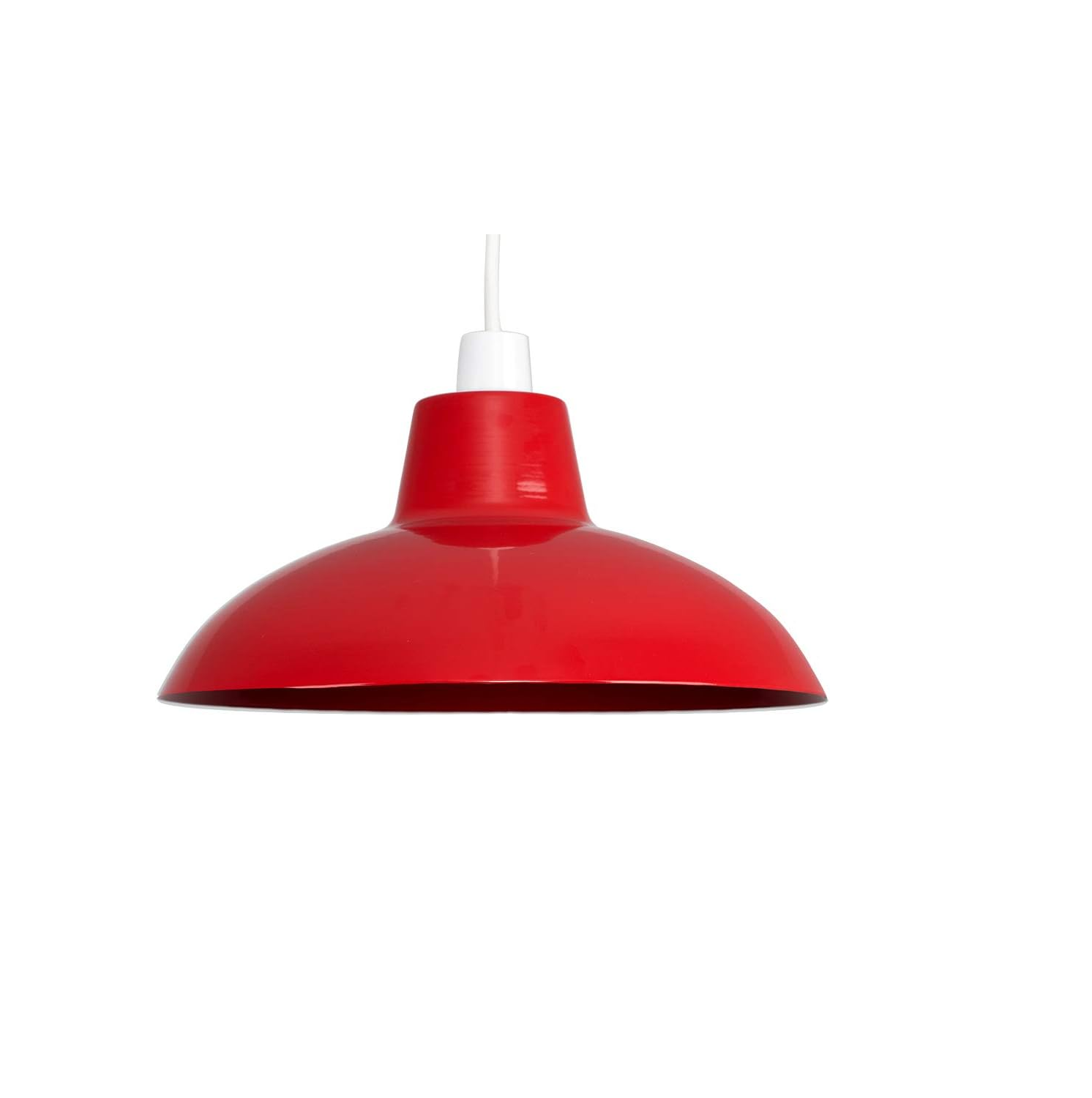Retro-Style Matte Black Metal Ceiling Light Shade | Pendant Lighting, Home Décor & Home Improvement Essential
