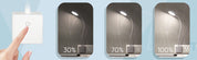 4W Ultra-Flexible Dimmable LED Wall Reading Light- Neutral White Lighting 4000K, for Type G Power Socket