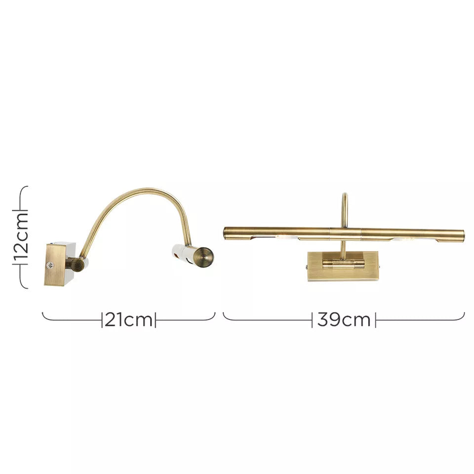 Adjustable Twin LED Picture Wall Light