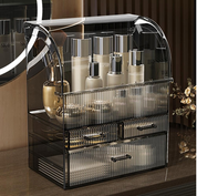 Acrylic Makeup Organizer with Drawers Skincare Storage Display Case