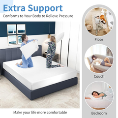 Finest 100% Egyptian Cotton Fitted Sheet – Single Bed 25cm Deep, White