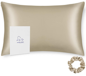 Mulberry Silk Pillowcase – 100% Natural Silk, Hypoallergenic, 50x75cm, Ivory White