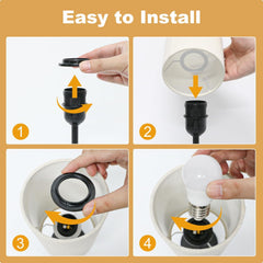 Touch Bedside Lamp with USB Ports & Dimmable Light