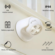 Motion Sensor Light – Battery Powered, Cordless Design
