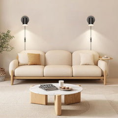 Wall Lights with Switch, Adjustable GU10 Plug-In Lamps 2 Pack