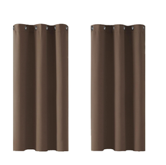 Light Grey Thermal Blackout Curtains – Eyelet Window Drapes 42x54 Inch, 2 Panels