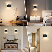 Modern Indoor LED Wall Lamp – Warm White Light, Wall Mounted, IP44 Rated