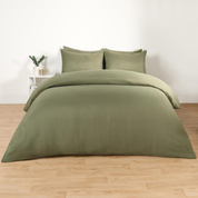 Black Microfibre Duvet Cover Set – Soft, Breathable Single Bedding with Pillowcase