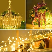20M 200 LED Fairy String Lights – USB, Remote, 8 Modes, Warm White
