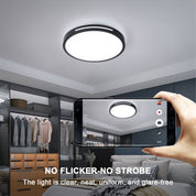 Modern Round LED Ceiling Light – 12W/18W, Cool White