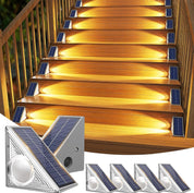 Lakey Sound Solar Step Lights 6 Pack – 10 Color Modes