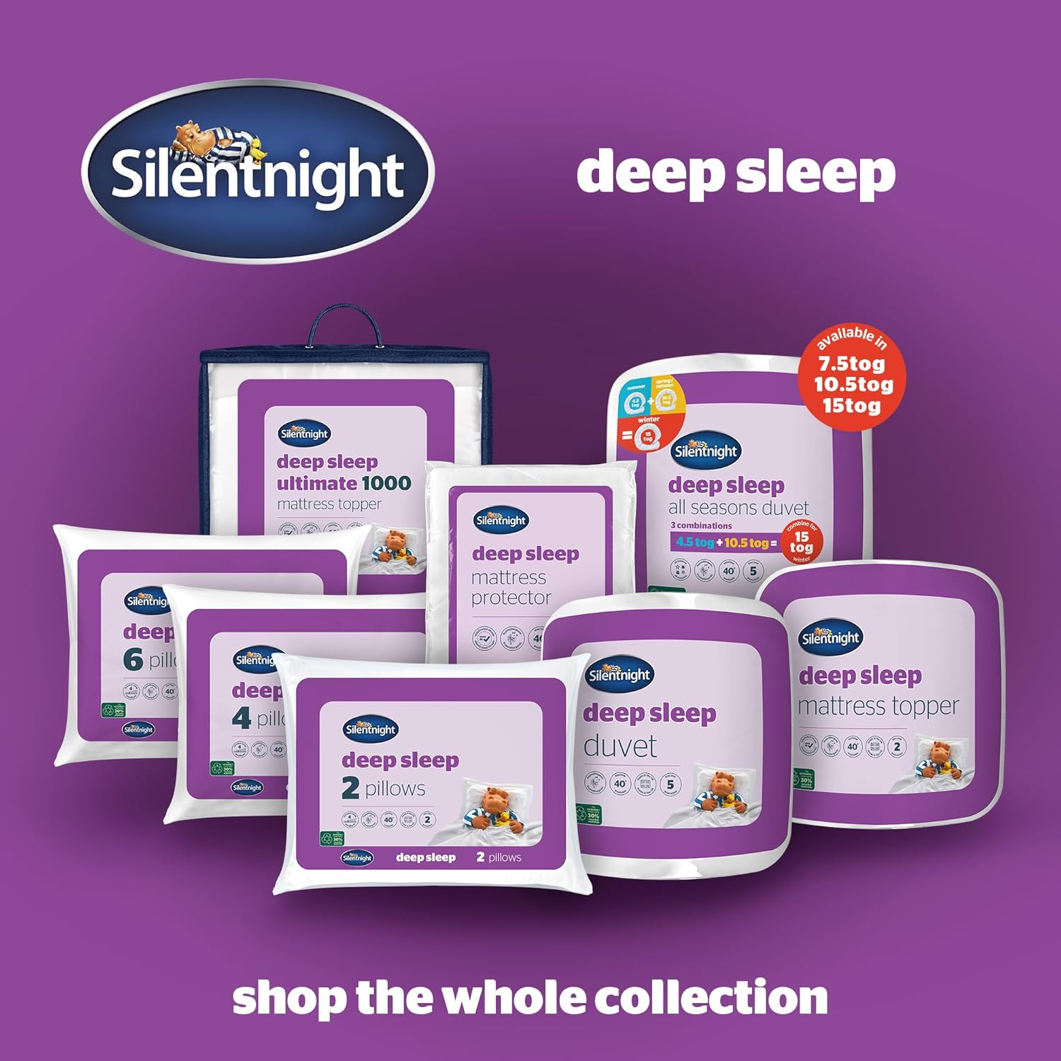 Deep Sleep Single Mattress Topper – Soft, Durable, Hypoallergenic & Easy Fit Straps