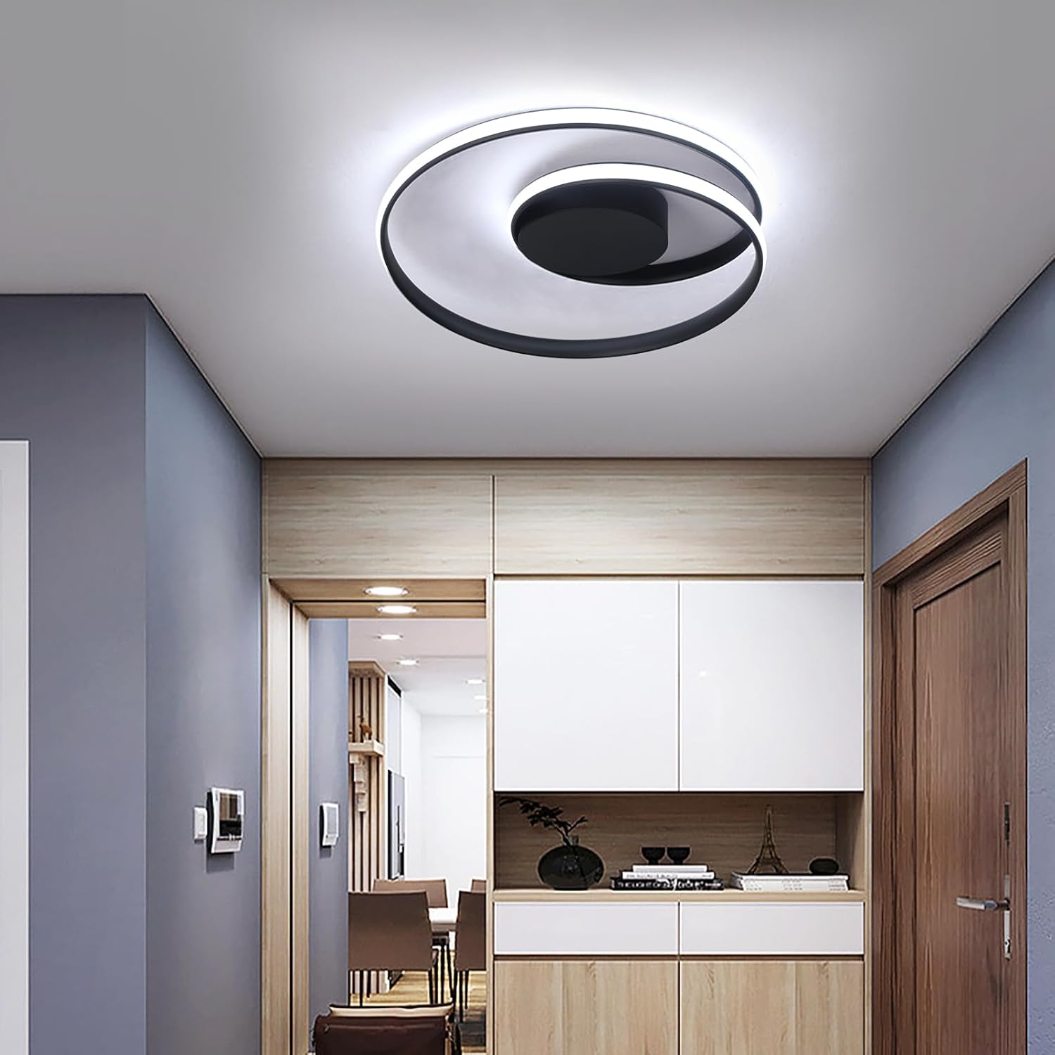 18'' Dimmable LED Ceiling Light with Remote Control