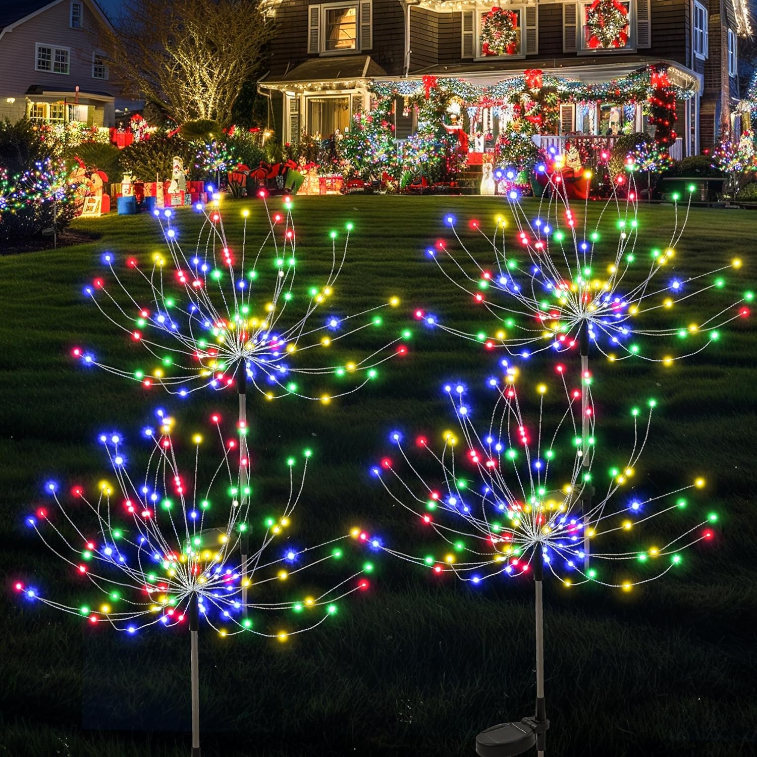 Solar Firework Lights 120LED – 2 Pack