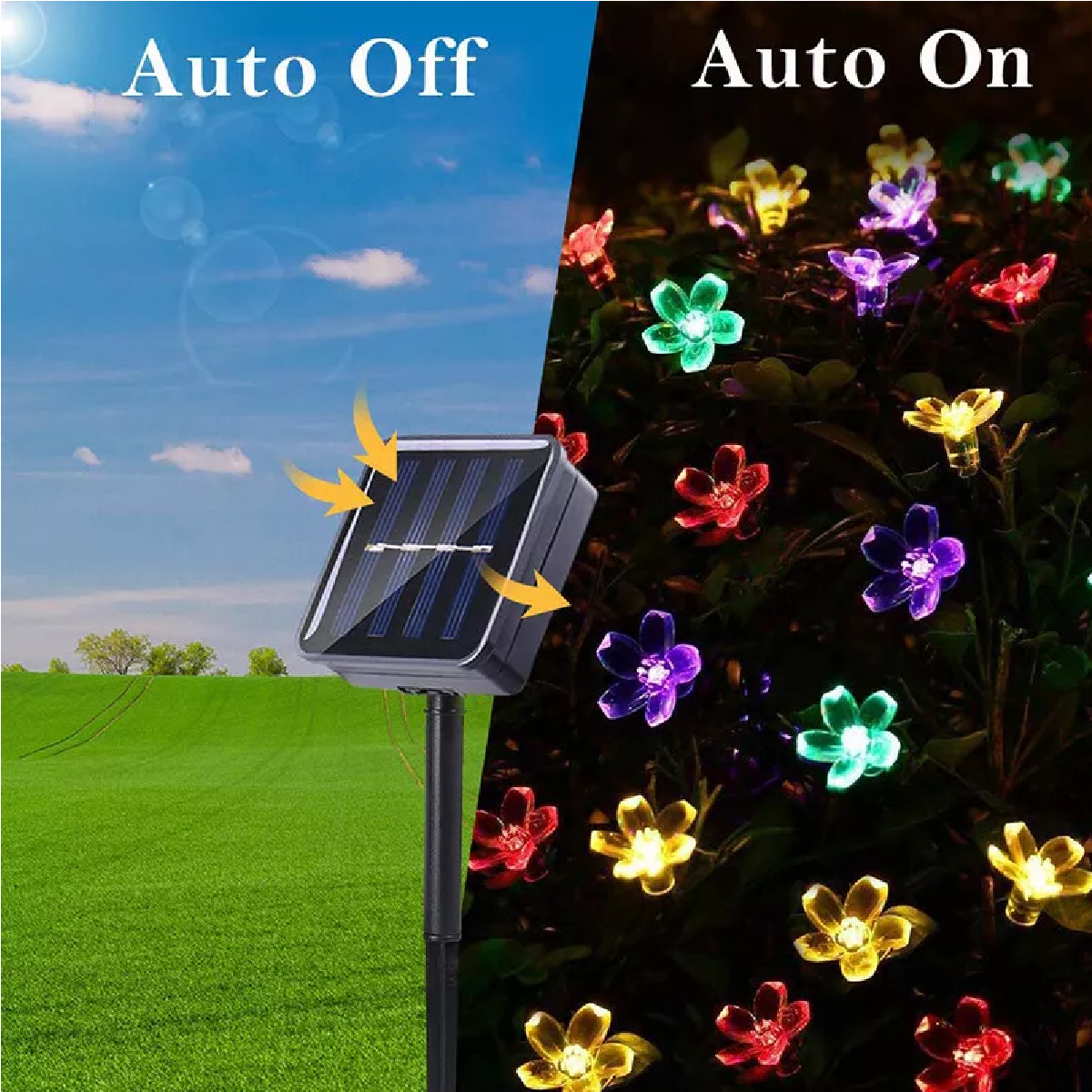 Flower Solar String Lights